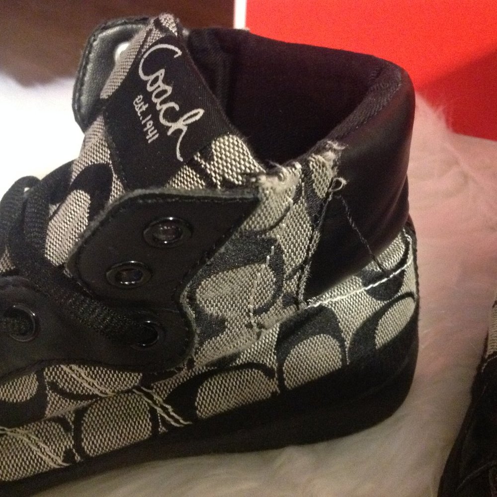 Coach High-Top Ellis sneakers size 8M - Picture 2 of 7